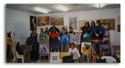 "עלם"- תרומה לקהילה, סדנת ציור  לצעירי "עלם" תל-אביב. נערכה ב"מוזה-בית האמנויות", קניון סירקין